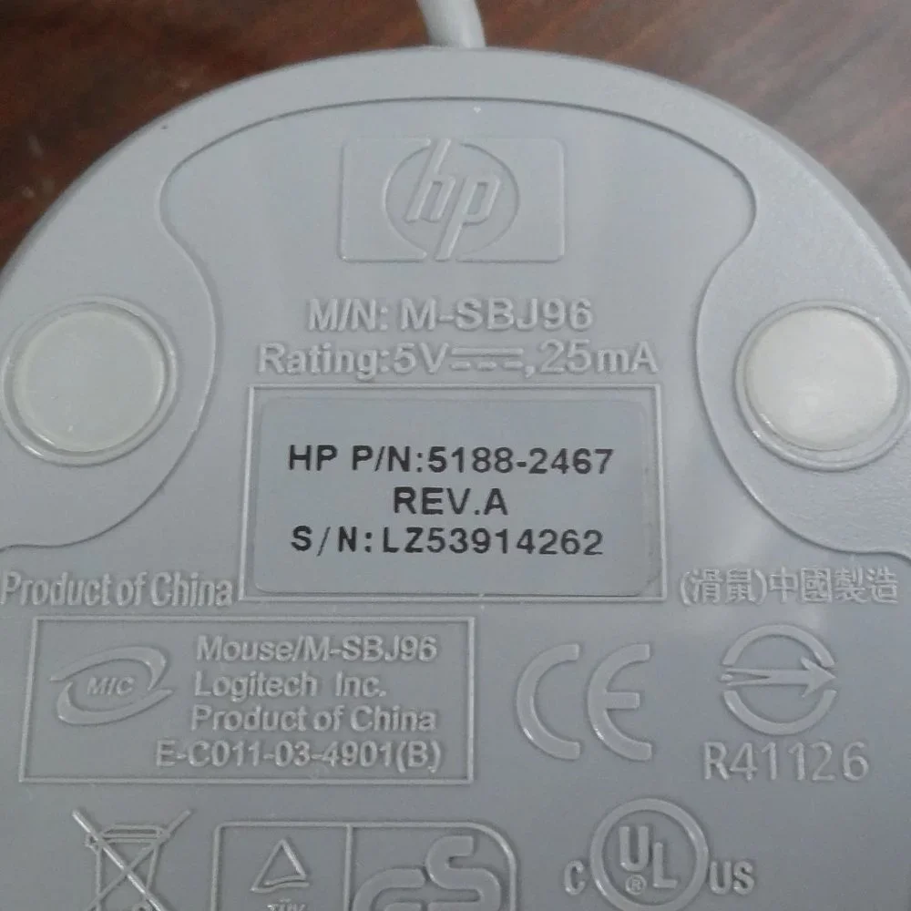 HP ~ MULTIMEDIA KEYBOARD - HP 5187-7583 ~ MOUSE - HP 5188-2467 ~ Hewlett Packard